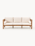 Bo Garden Lounge Sofa (3-seater) in Acacia — Blush