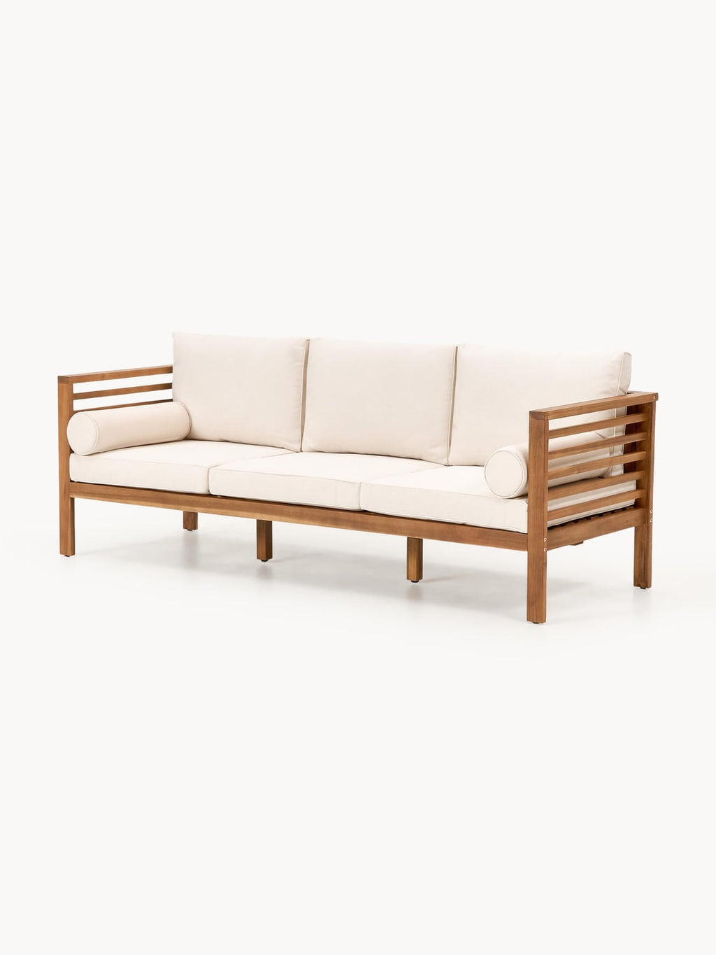 Bo Garden Lounge Sofa (3-seater) in Acacia — Blush