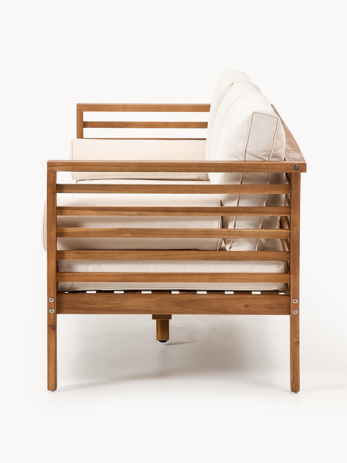Bo Garden Lounge Sofa (3-seater) in Acacia — Blush