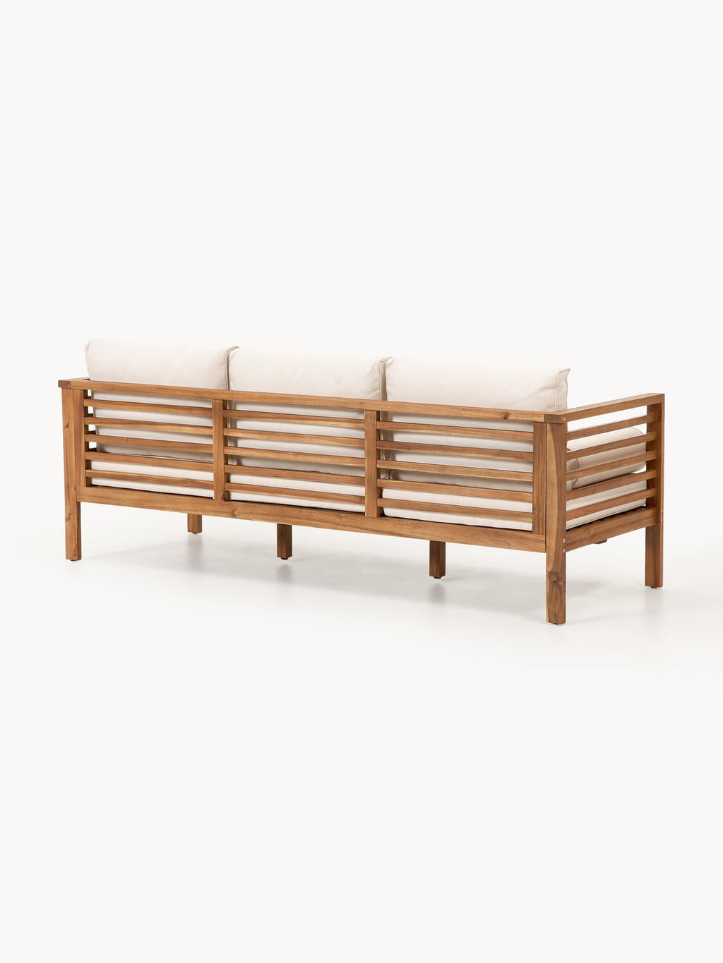 Bo Garden Lounge Sofa (3-seater) in Acacia — Blush