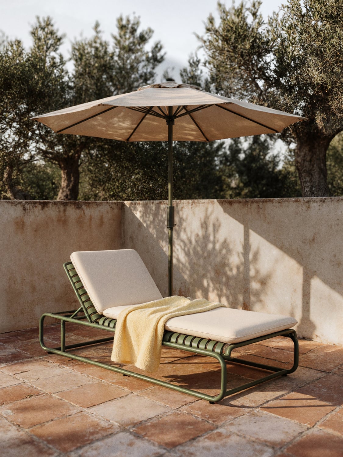 Caio Sun Lounger — Oatmeal