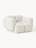 Tayla Lounge Chair in Bouclé — Off-White