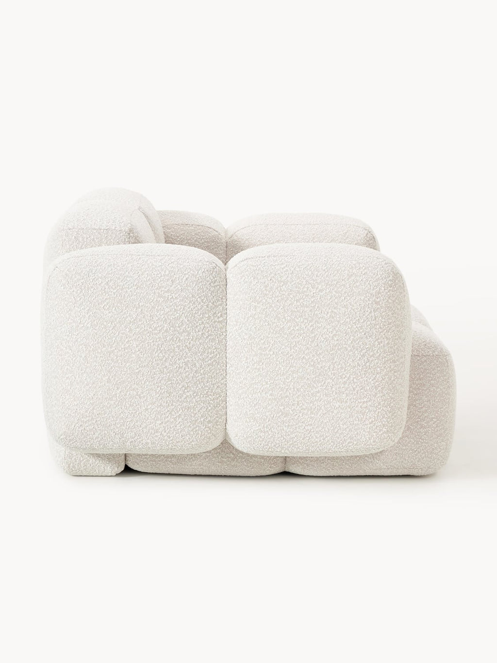 Tayla Lounge Chair in Bouclé — Off-White
