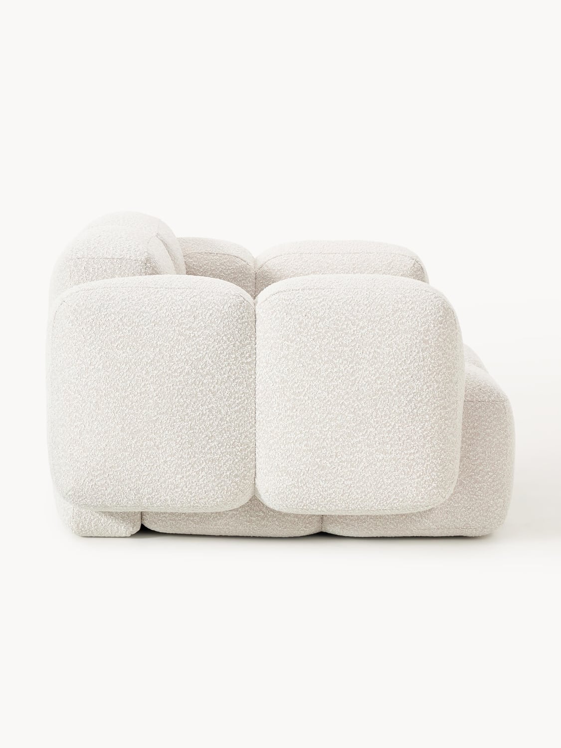 Tayla Lounge Chair in Bouclé — Off-White