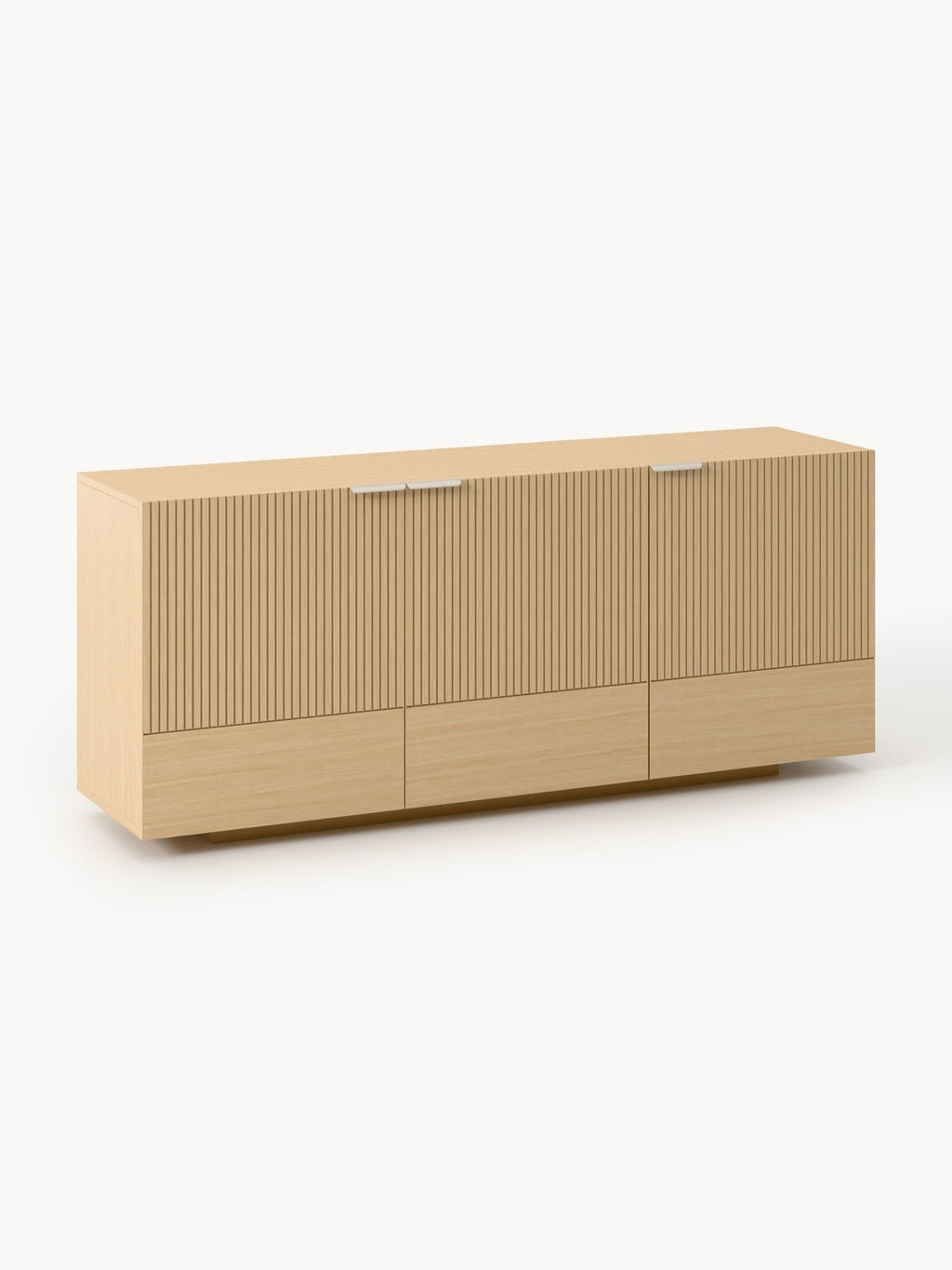Sato Wooden Sideboard — Warm Grey