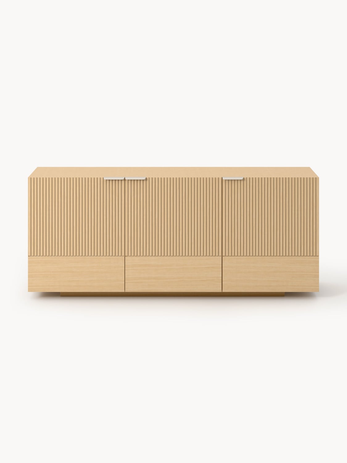 Sato Wooden Sideboard — Warm Grey