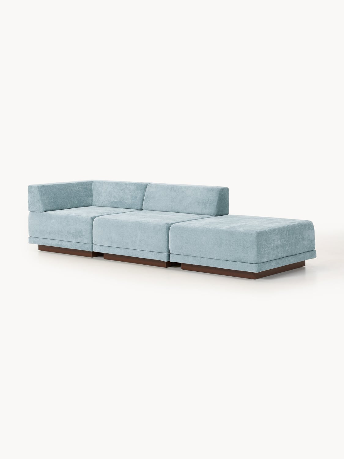 Colin Modular Sofa (4-seater) with Ottoman — Lilac