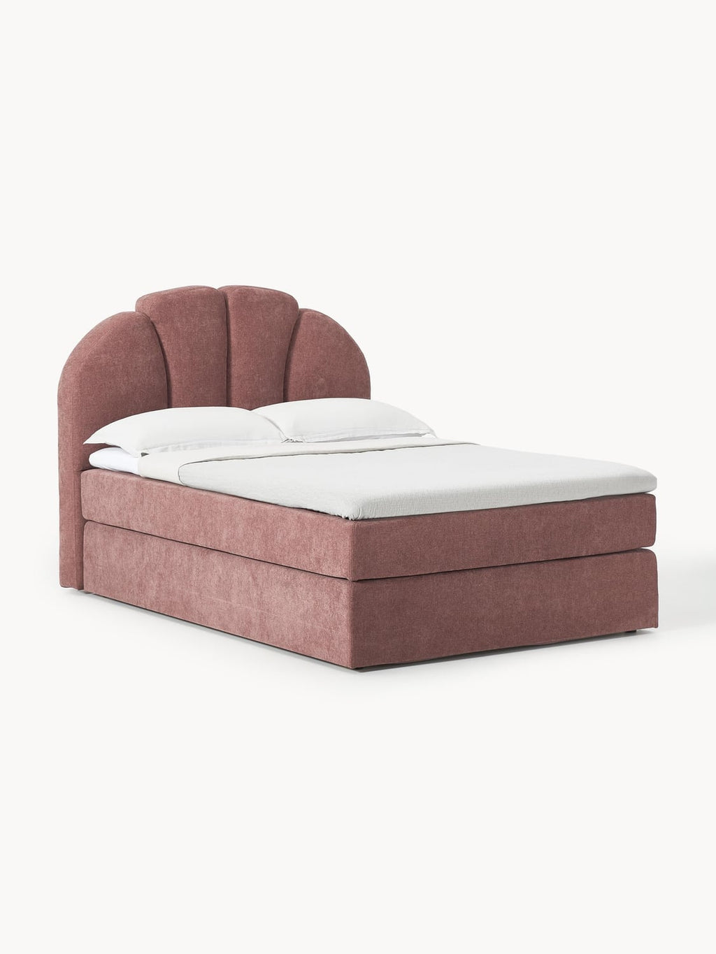 Romia Box-Spring Bed — Taupe