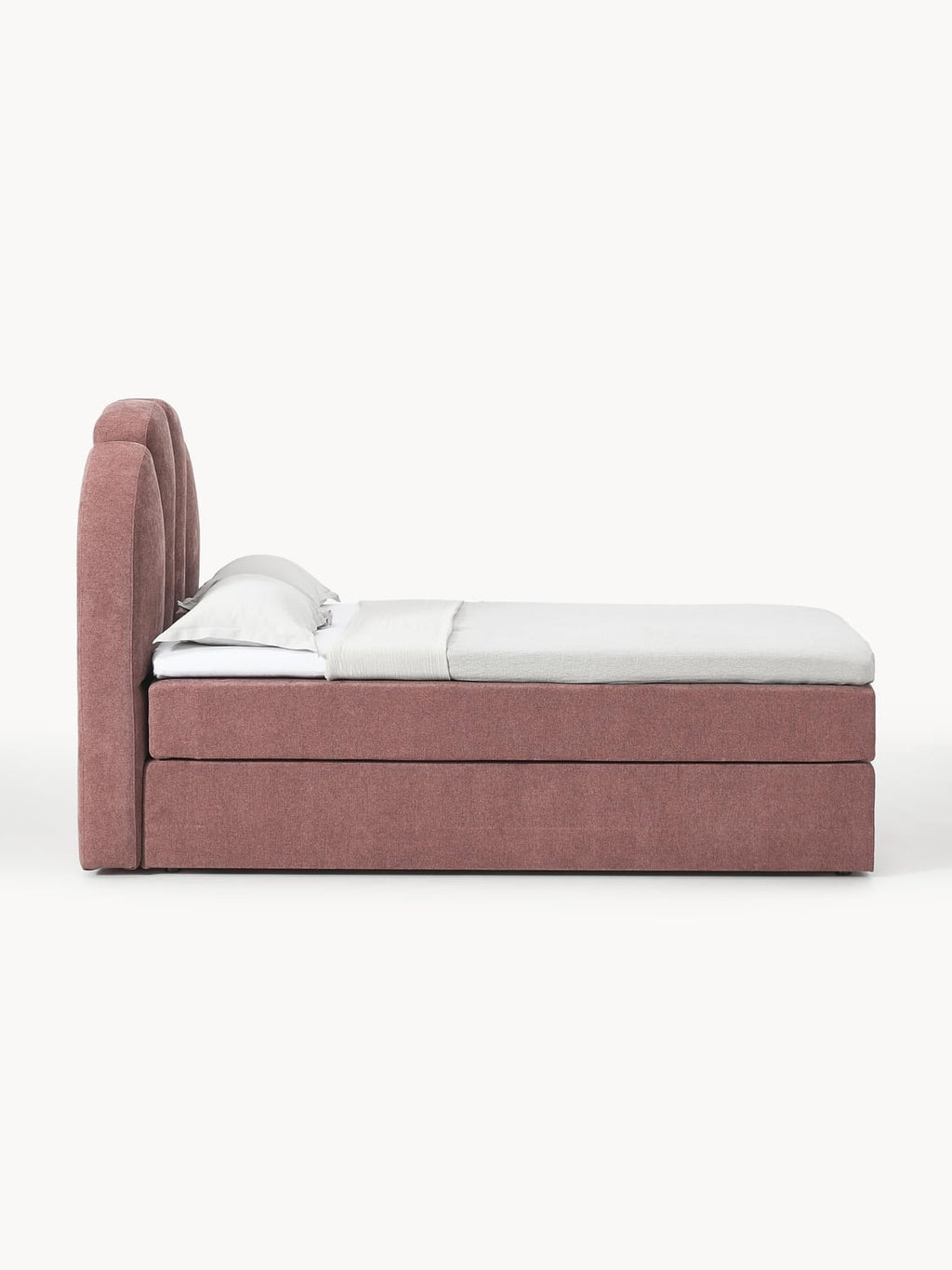 Romia Box-Spring Bed — Taupe