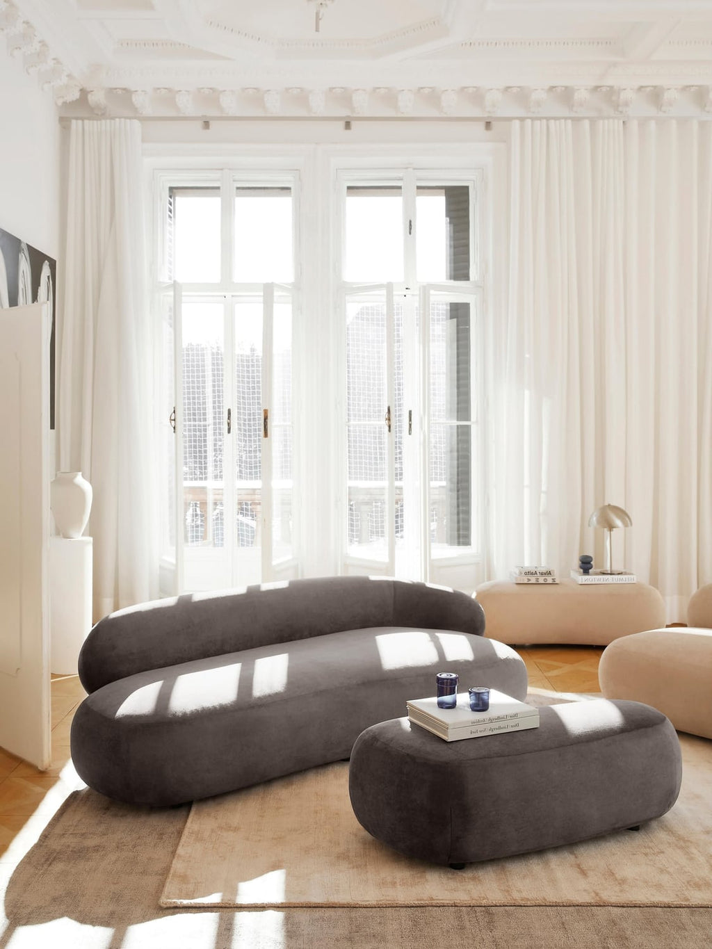 Alba Sofa (3-seater) — Dark Grey