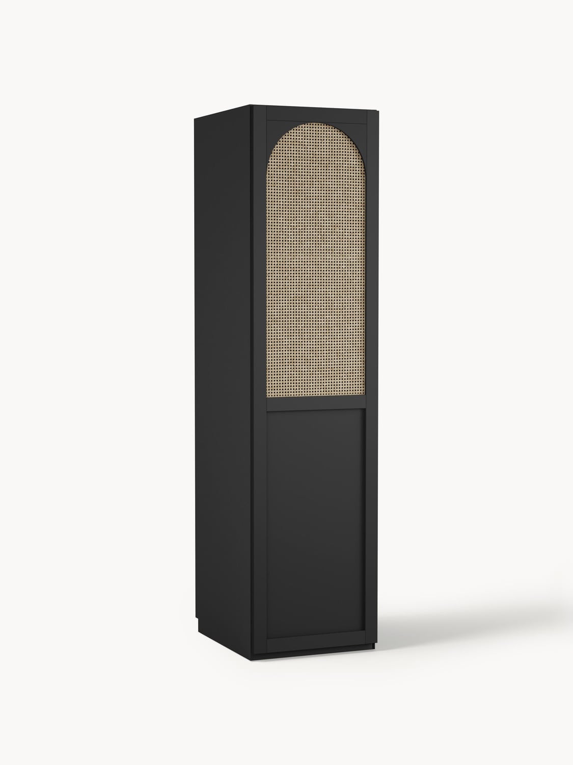 Jeanne Modular Hinged-Door Wardrobe, 50 cm Width, in various sizes — Anthracite