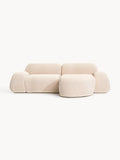 Wolke Modular Bouclé Corner Sofa (3-seater) — Blush