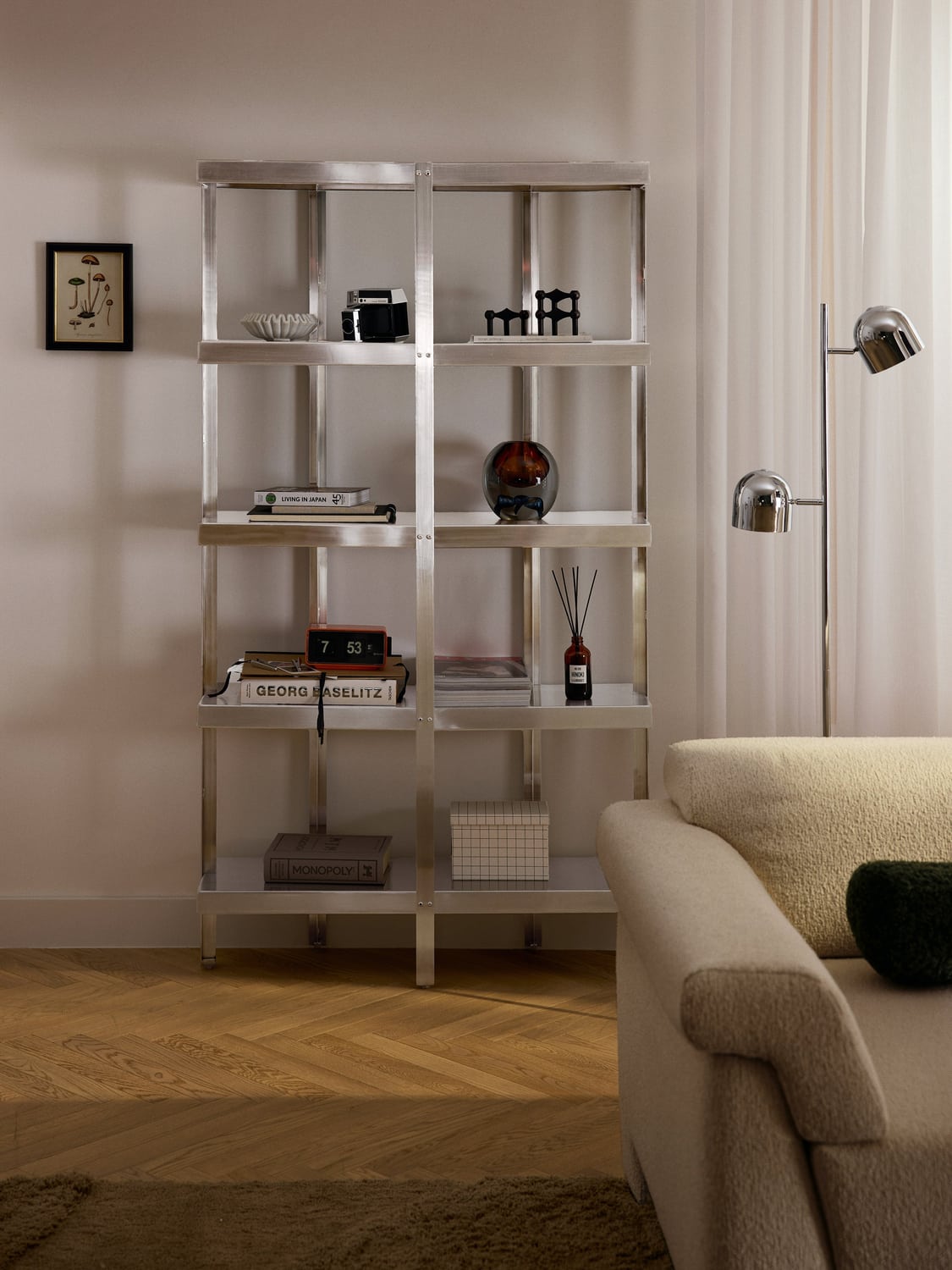 Vana Large Shelving Unit — Ivory