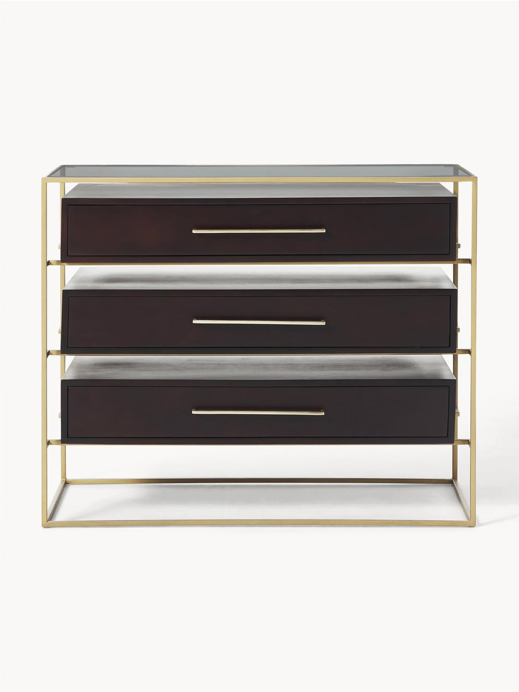 Lyle Chest of Drawers in Mango Wood — Graphite