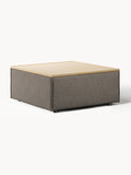 Lennon Sofa Ottoman in Bouclé with Storage — Taupe
