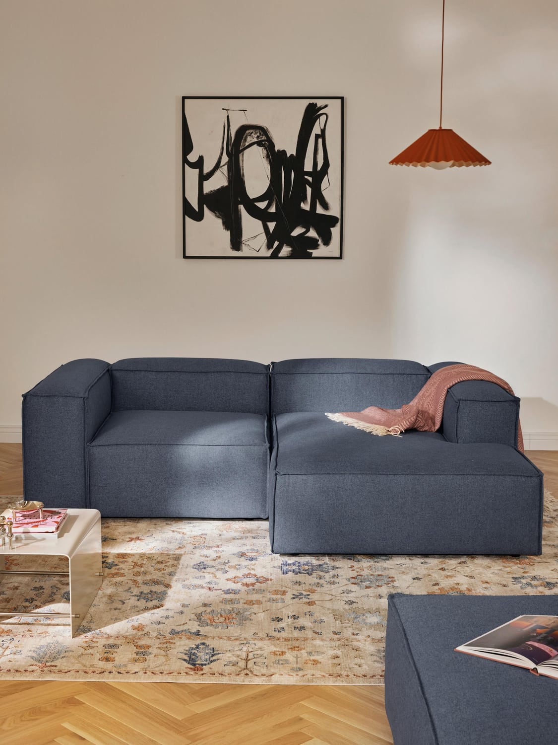 Lennon Modular Corner Sofa (2-seater) — Petrol