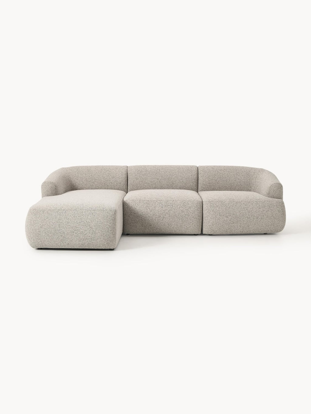 Sofia Modular Bouclé Corner Sofa (3-seater) — Oatmeal
