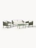 Malo Garden Lounge Set, set of 4 — Light Grey
