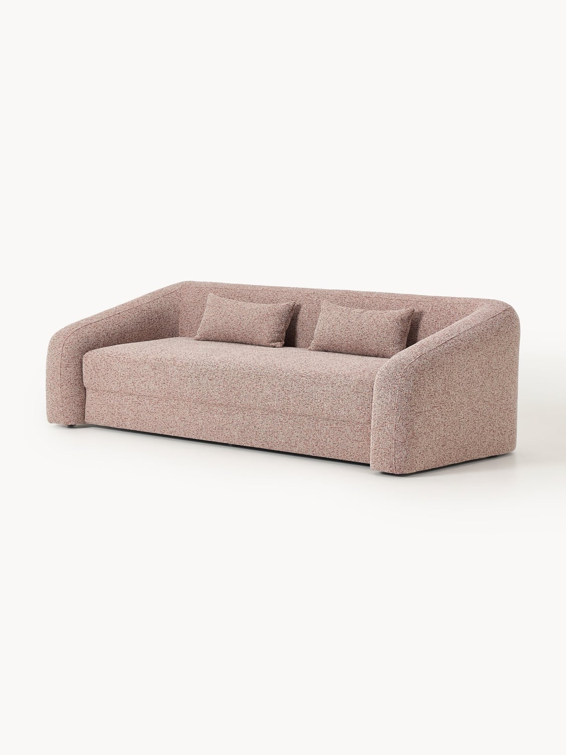 Eliot Bouclé-Sofa Bed (3-seater) — Warm Grey