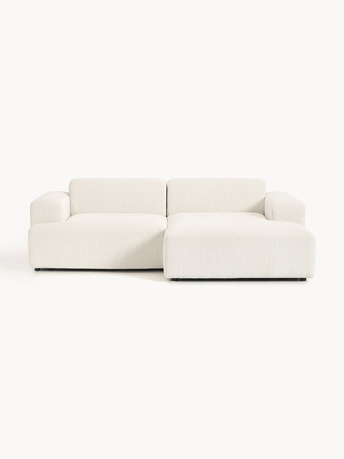Melva Corner Sofa (3-seater) — Off-White