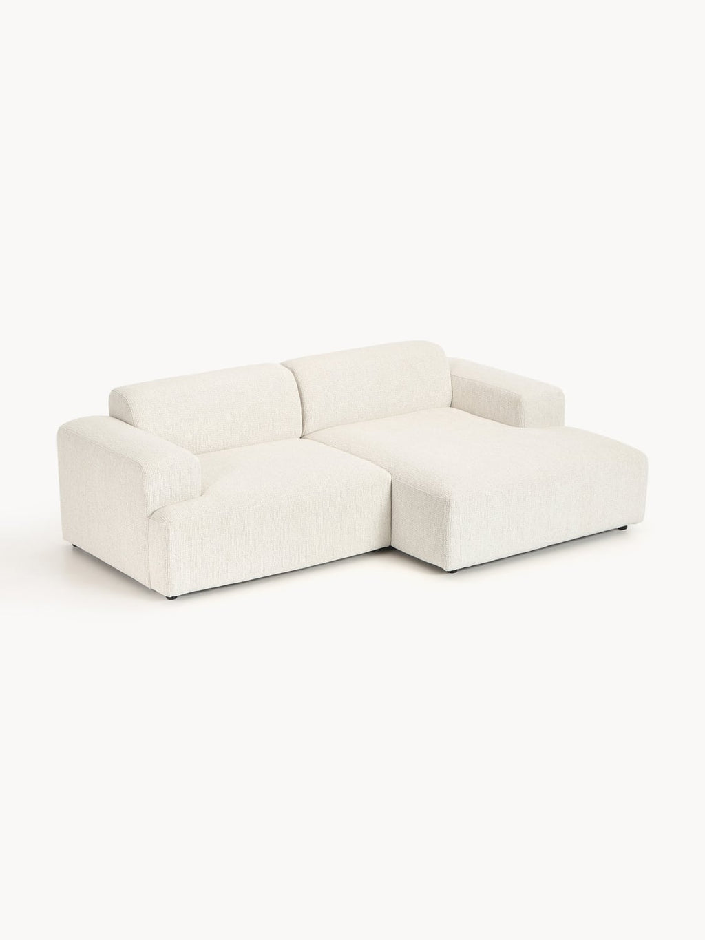 Melva Corner Sofa (3-seater) — Off-White