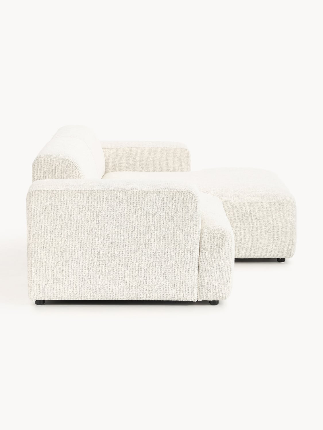 Melva Corner Sofa (3-seater) — Off-White