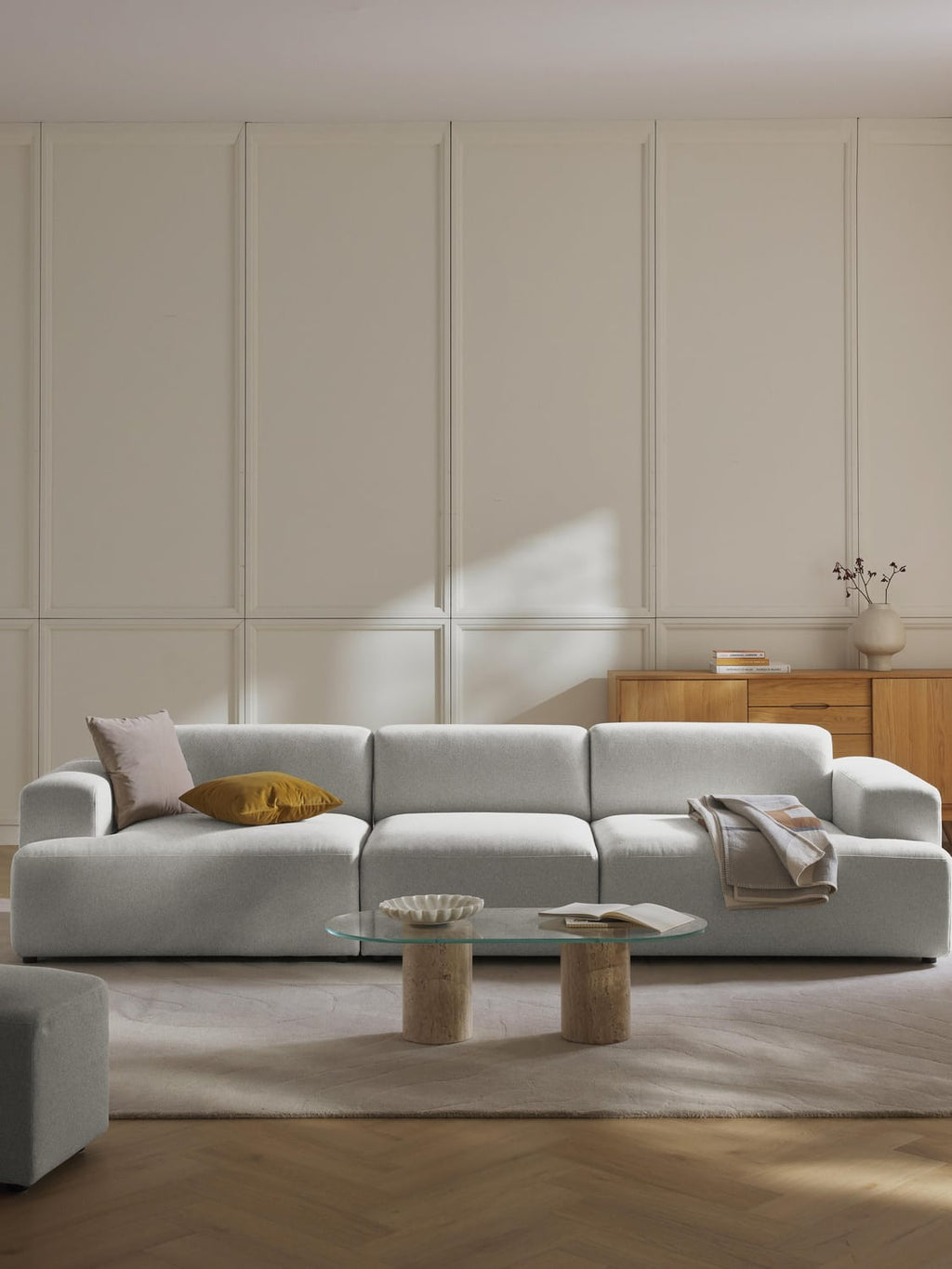 Melva Sofa (4-seater) — Lilac