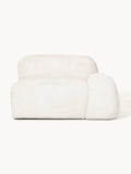Wolke Teddy Bouclé Corner Module — Ivory