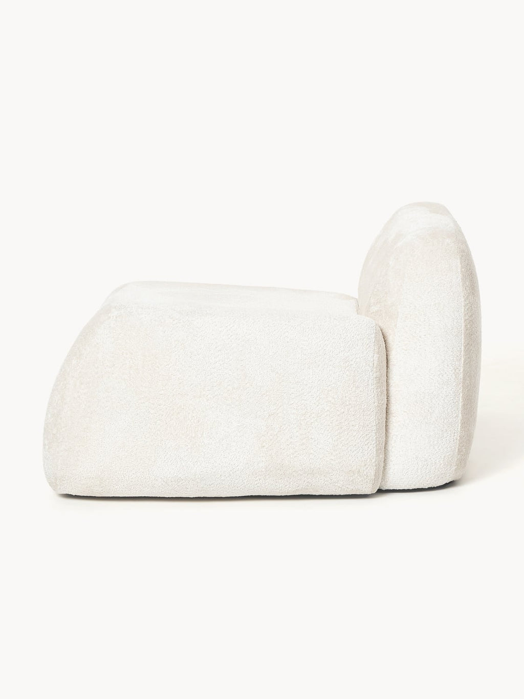 Wolke Teddy Bouclé Corner Module — Ivory