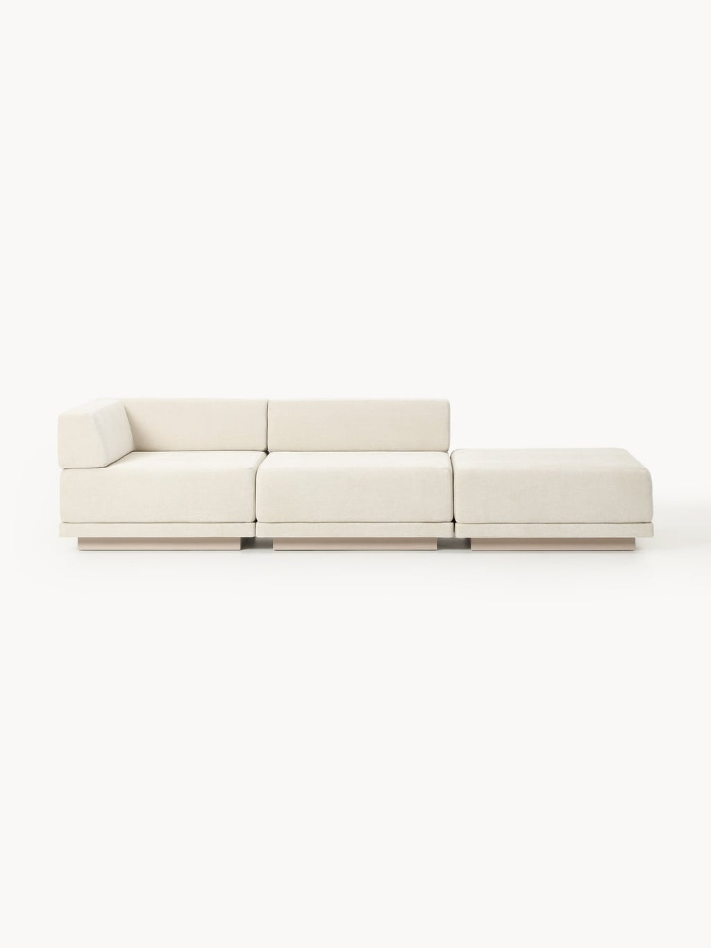 Colin Modular Sofa (4-seater) with Ottoman — Off-White