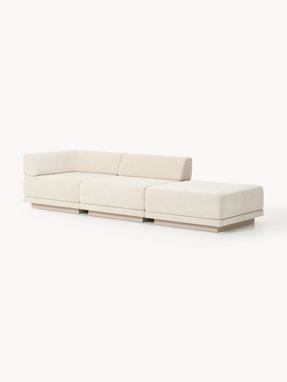 Colin Modular Sofa (4-seater) with Ottoman — Off-White