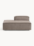 Lennon Ottoman Module in Corduroy — Taupe