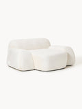 Wolke XL Lounge Chair in Teddy Bouclé — Off-White