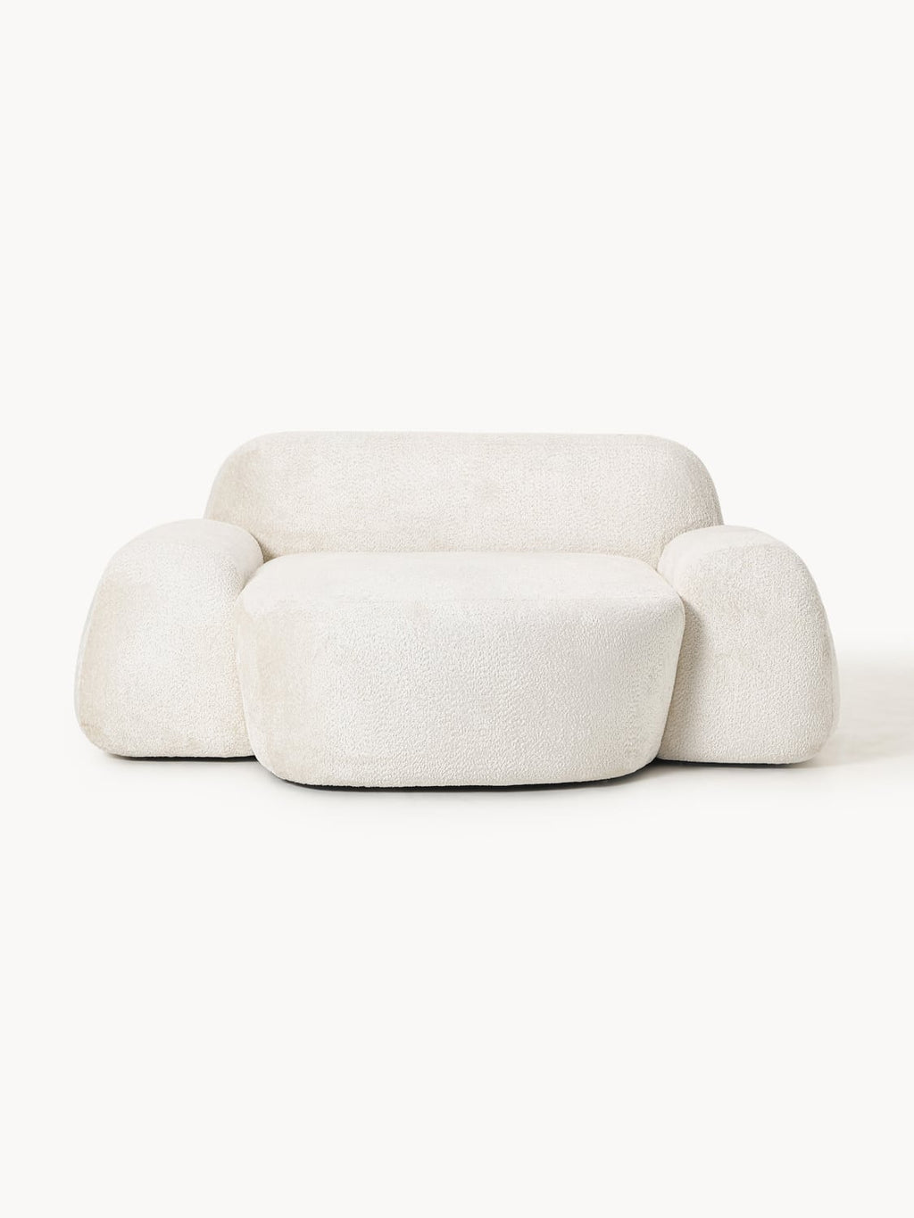 Wolke XL Lounge Chair in Teddy Bouclé — Off-White
