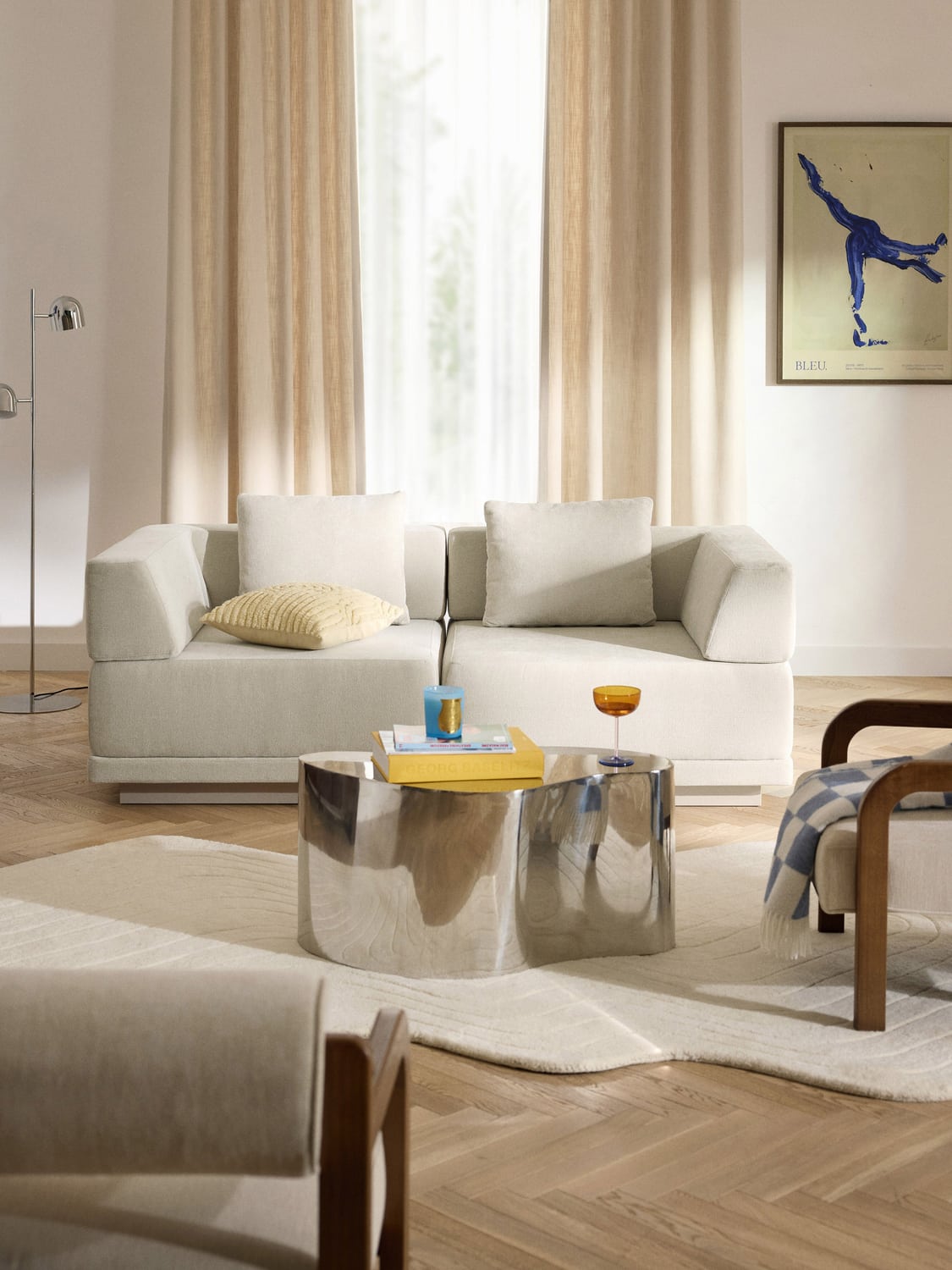 Colin Modular Sofa (2-seater) — Off-White