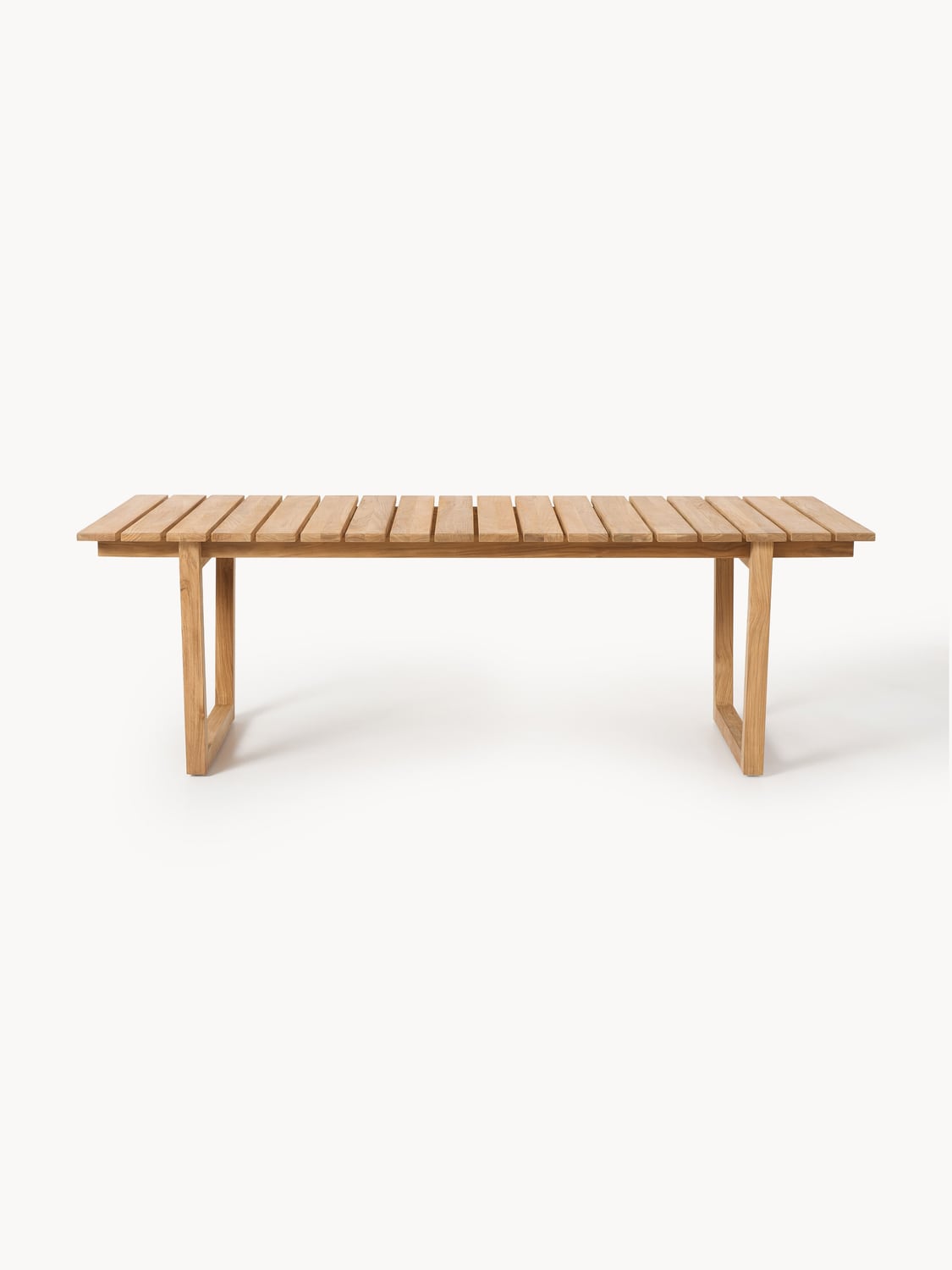 Eiko Garden Table in Teak, 229 x 100 cm