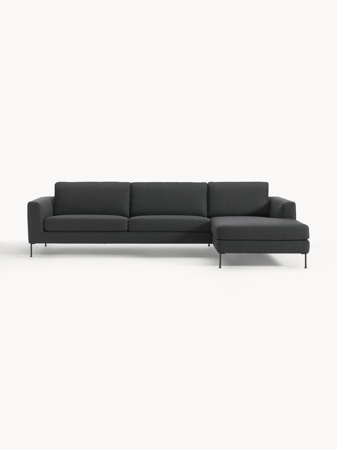 Cucita Corner Sofa (4-seater) — Dark Grey