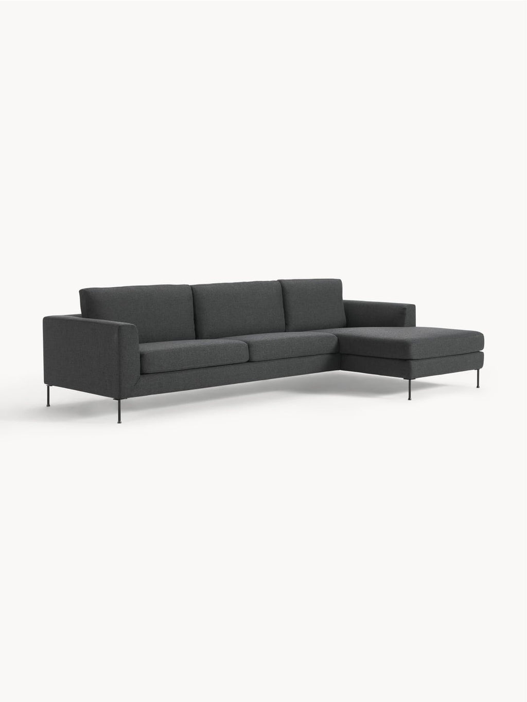 Cucita Corner Sofa (4-seater) — Dark Grey