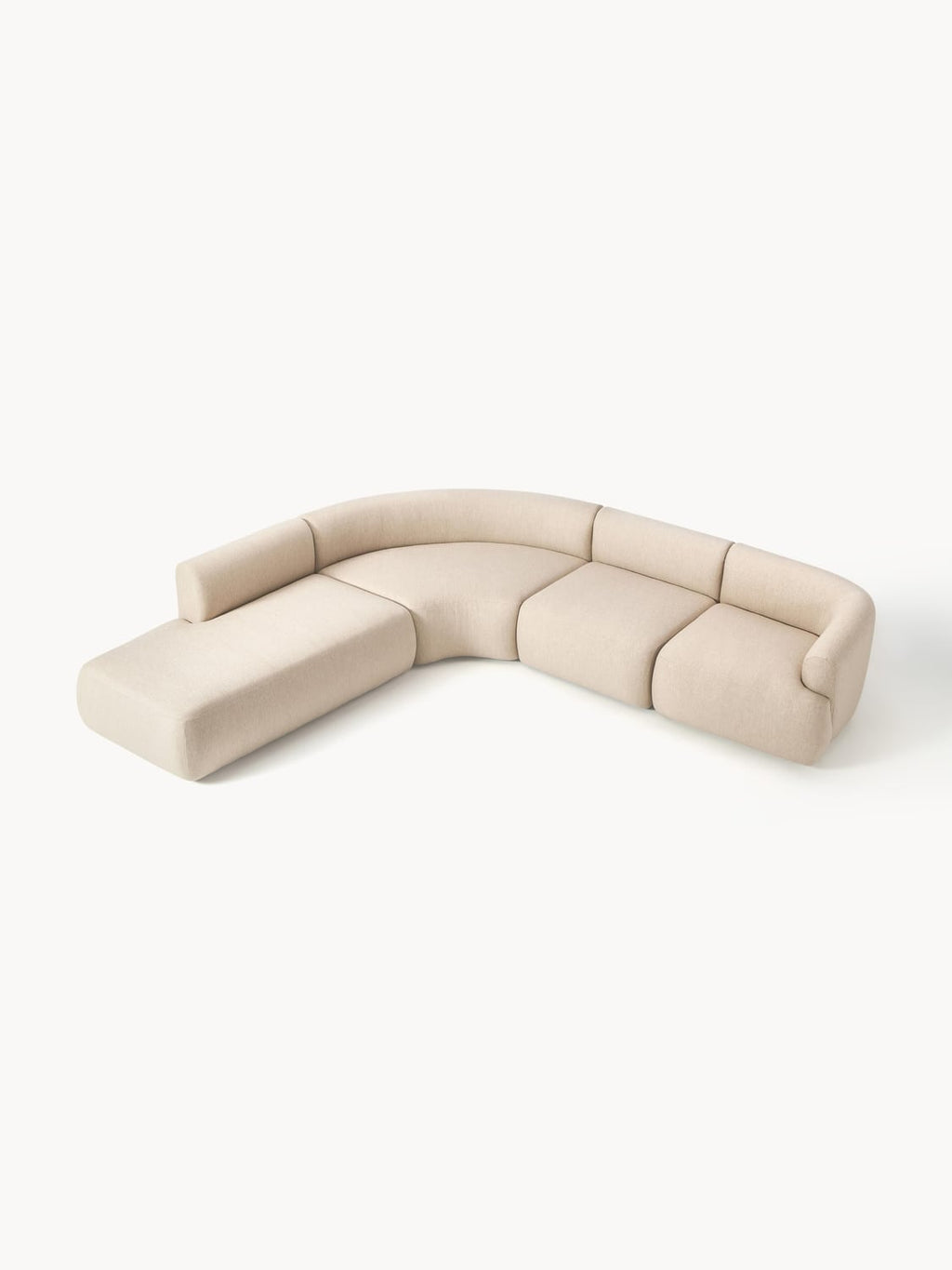 Sofia Modular Corner Sofa (4-seater) — Beige