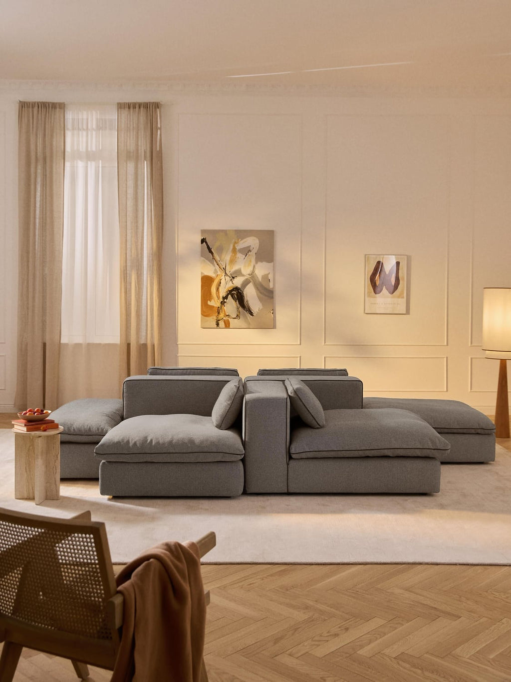 Felix Modular XL Sofa — Mushroom