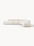 Sofia Modular Bouclé Corner Sofa (4-seater) — Alabaster