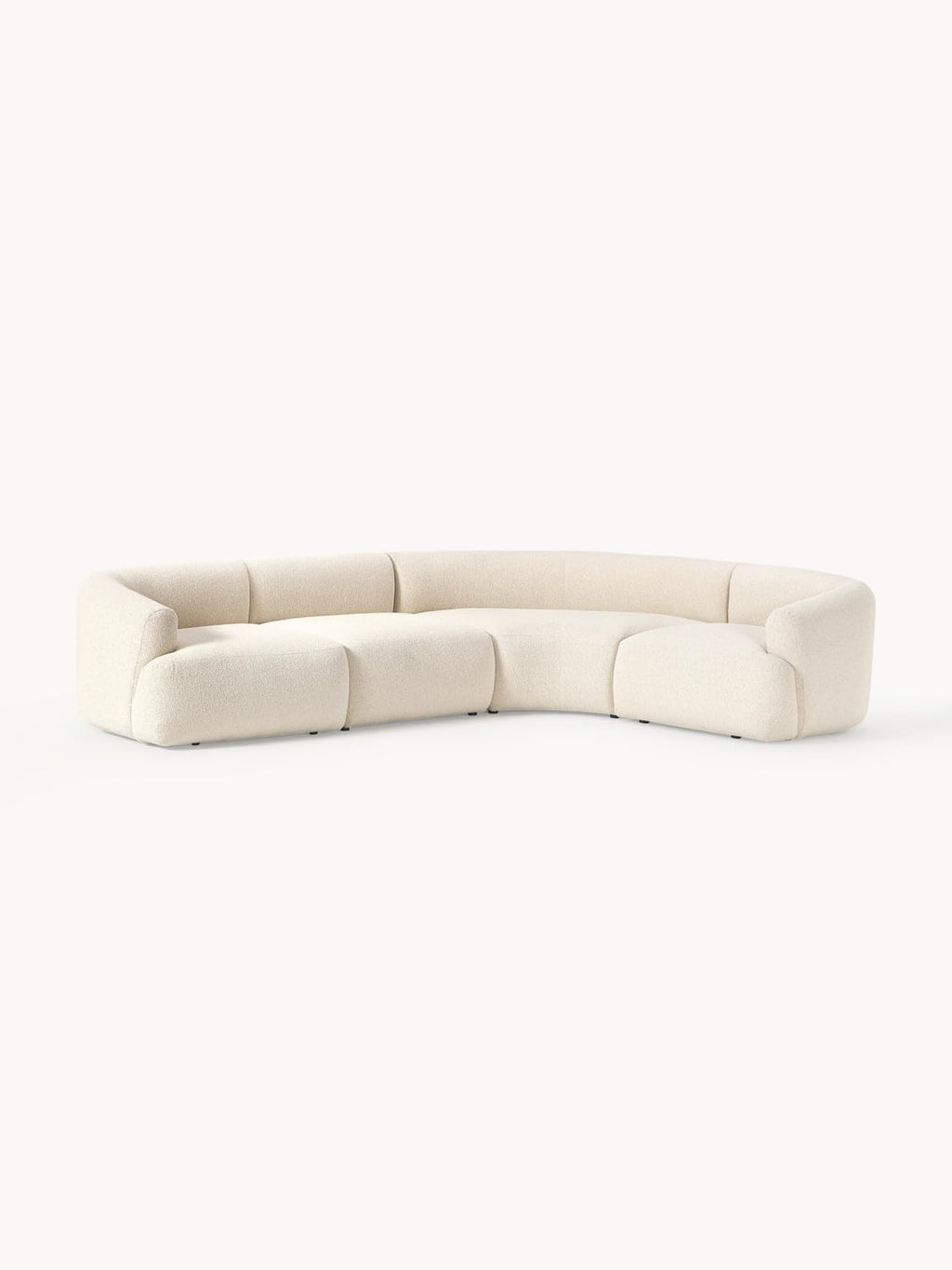 Sofia Modular Bouclé Corner Sofa (4-seater) — Vanilla