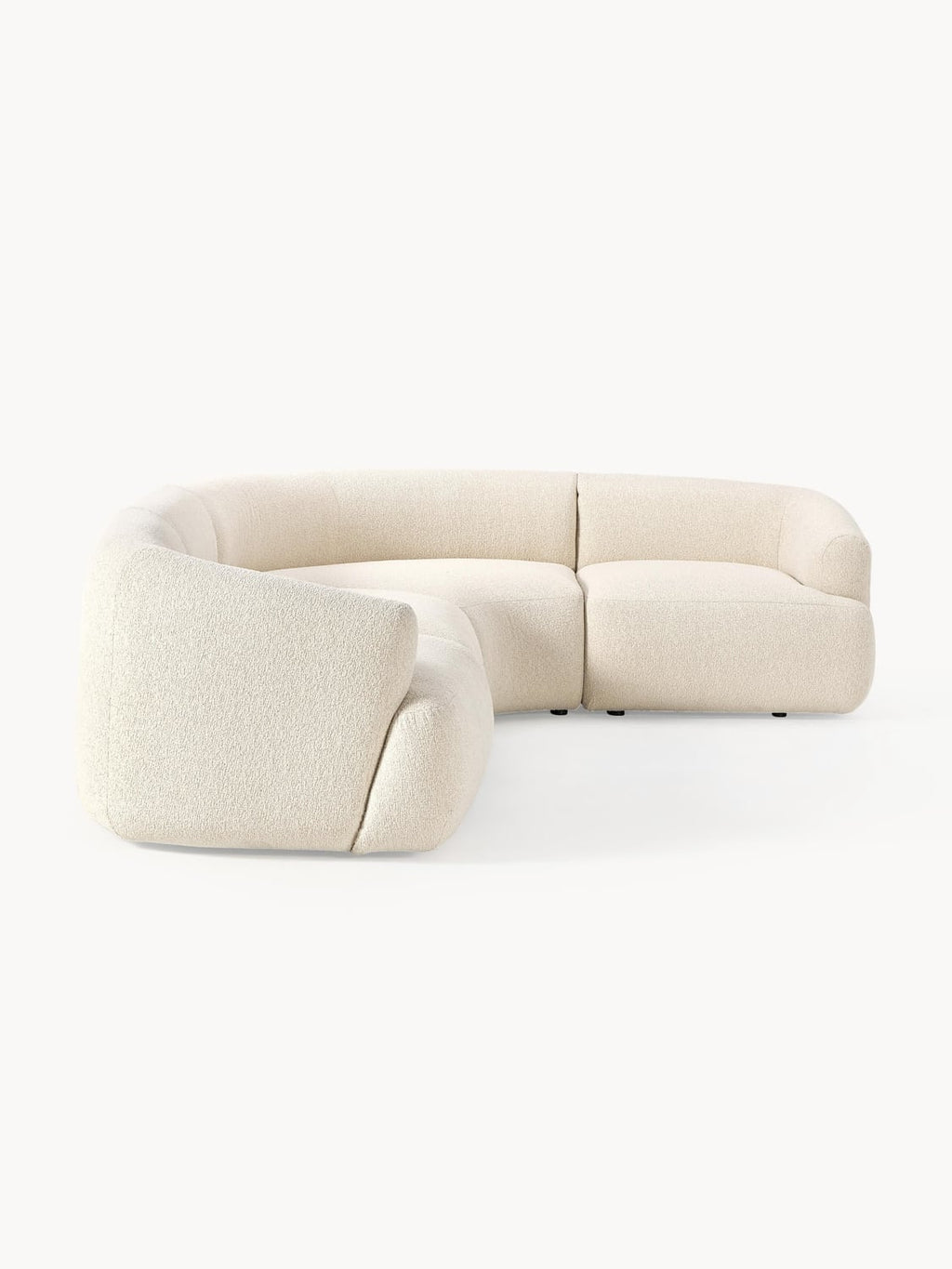 Sofia Modular Bouclé Corner Sofa (4-seater) — Vanilla