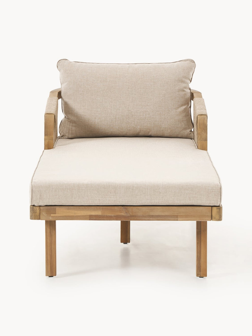 Lu Garden Daybed in Acacia — Beige