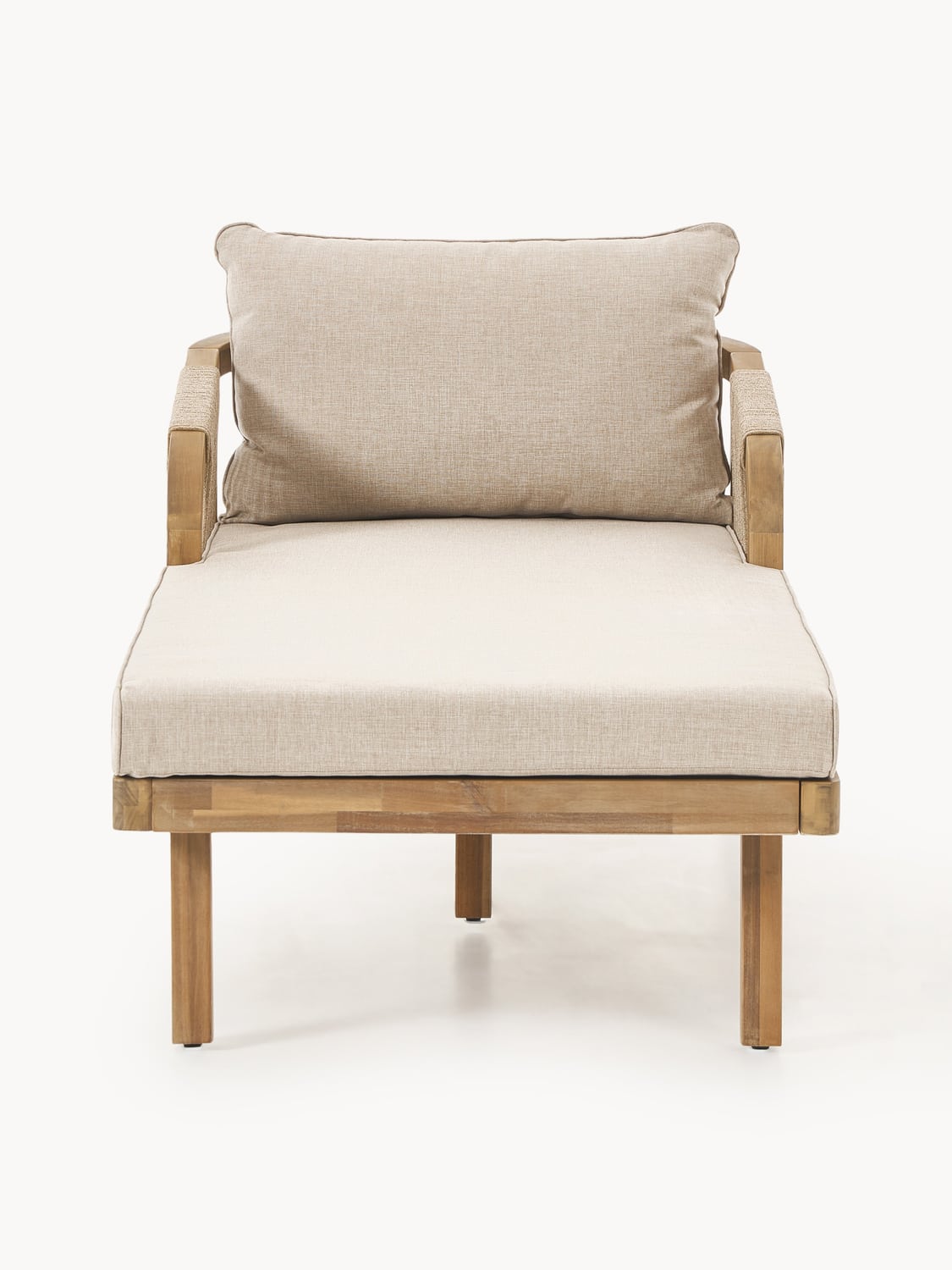 Lu Garden Daybed in Acacia — Beige