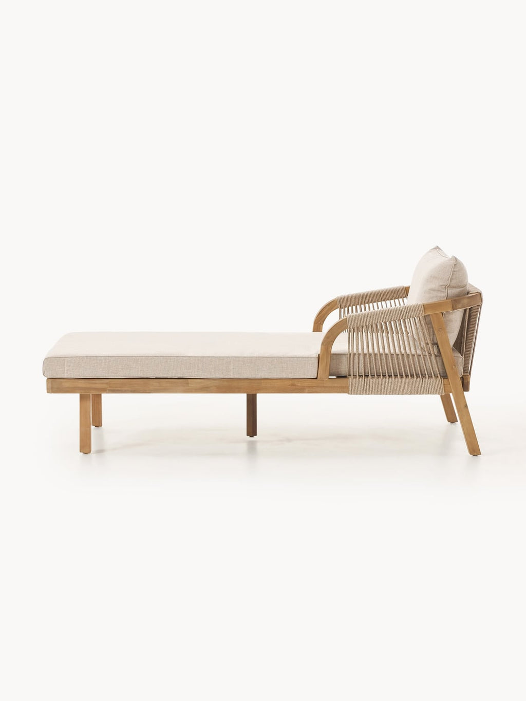 Lu Garden Daybed in Acacia — Beige