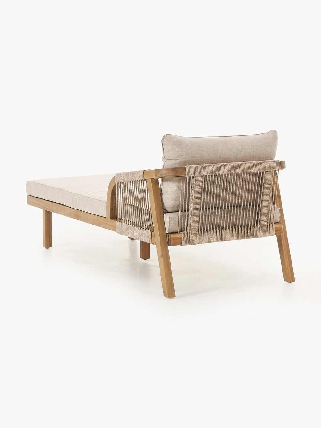 Lu Garden Daybed in Acacia — Beige