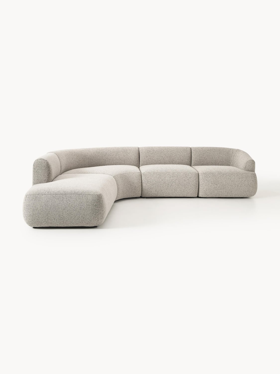 Sofia Modular Bouclé Corner Sofa (4-seater) — Oatmeal