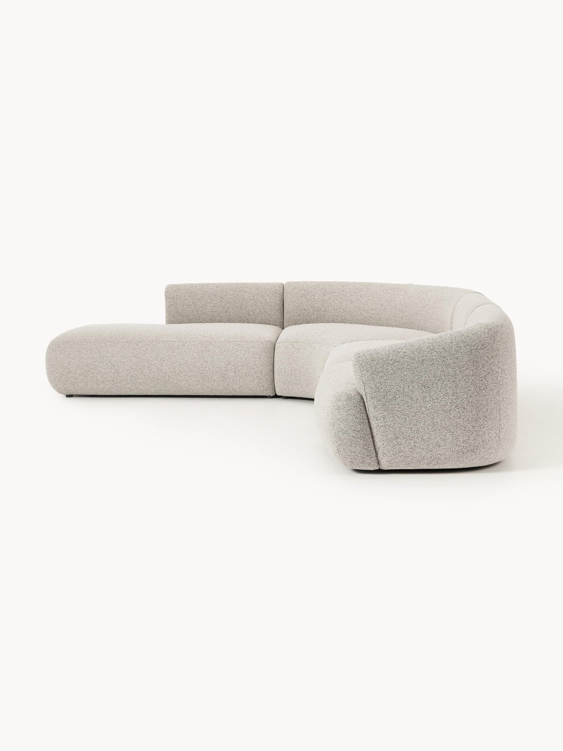 Sofia Modular Bouclé Corner Sofa (4-seater) — Oatmeal