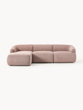 Sofia Modular Bouclé Corner Sofa (3-seater) — Warm Grey
